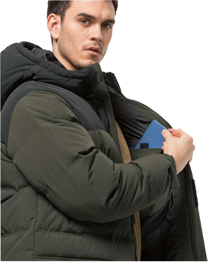 Jack Wolfskin Mens Alex Long Down Jacket-4